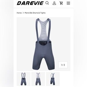 DAREVIE Men's Cycling Bib Shorts New 2XL